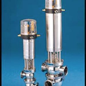 PRESSURE RELIEF, HYGIENIC/ STAINLESS STEEL/ FITTED ENDS, FULL BORE/ AIR OPERATED -0