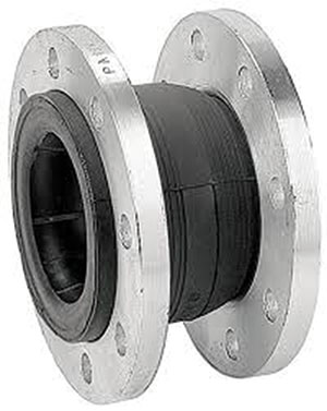 RUBBER EXPANSION JOINT/ EPDM WITH GALVANISED STEEL FLANGES/ FLANGED PN10/16-0