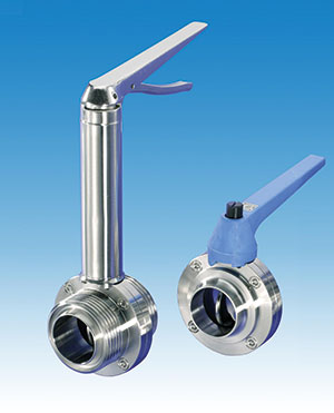 BUTTERFLY, HYGIENIC/ STAINLESS STEEL/ RJT, IDF, ILC/ STAINLESS STEEL MULTI STOP LEVER / EPDM / SS LEVER -0
