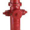 DRY BARREL FIRE HYDRANT, 3-WAY / CAST IRON BODY/ FLANGED ANSI OR PN16-0