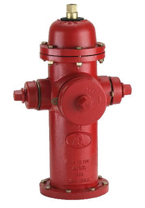 DRY BARREL FIRE HYDRANT, 3-WAY / CAST IRON BODY/ FLANGED ANSI OR PN16-0