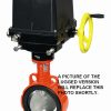 ELECTRICALLY ACTUATED GGG40 EUROPEAN LUGGED PN16 BUTTERFLY VALVE EPDM LINER-0