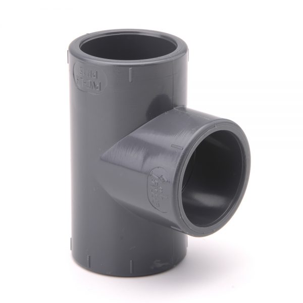 EFFAST PVCU SOLVENT CEMENT FITTINGS METRIC TEE 90 DEGREES RFITII-0