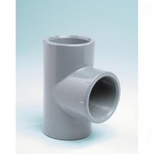 EFFAST ABS SOLVENT CEMENT FITTINGS TEE 90 DEGREES PLAIN AFATIA-0