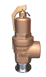 NABIC FIG 500ST HIGH LIFT SAFETY RELIEF VALVE. PLEASE NOTE - VALVES SET AT A SPECIFIC PRESSURE? ADD ITEM CODE "NABIC SET" -0
