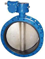 VS TECH DOUBLE FLANGED PN16 BUTTERFLY VALVE, DUCTILE IRON BODY, STAINLESS STEEL DISK, EDPM LINER, WRAS APPROVED, LEVER OPERATED-0
